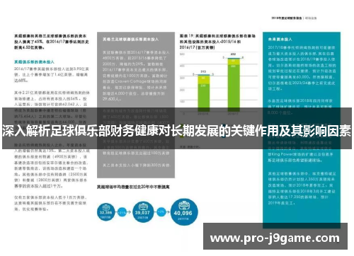 深入解析足球俱乐部财务健康对长期发展的关键作用及其影响因素 深入解析足球俱乐部财务健康对长期发展的关键作用及其影响因素